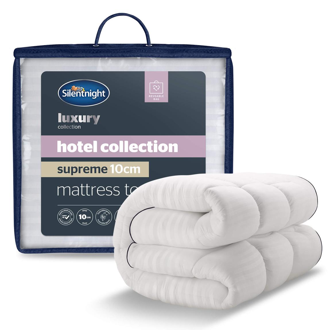 Silentnight Hotel Collection Supreme Mattress Topper 10cm - Double main product photo