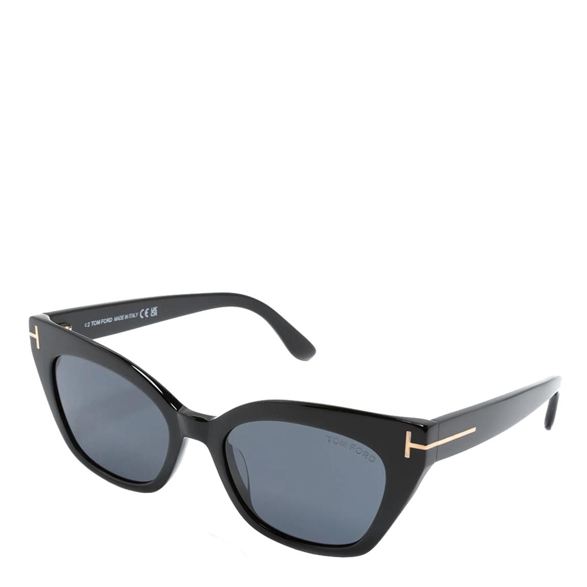 Women's Black Tom Ford Juliette Cat Eye Sunglasses 52mm main product photo