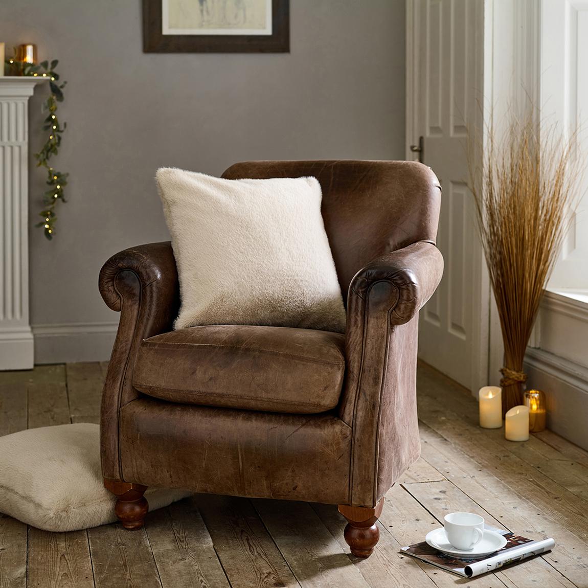 Set of 2 Ashford 50x50cm Cushions, Natural main product photo