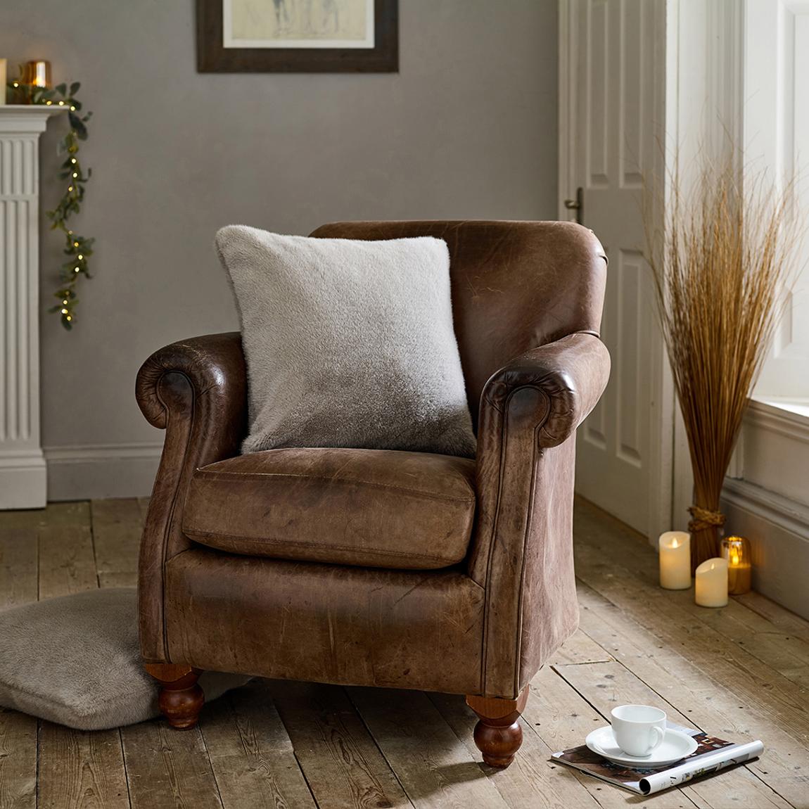 Set of 2 Ashford 50x50cm Cushions, Silver main product photo