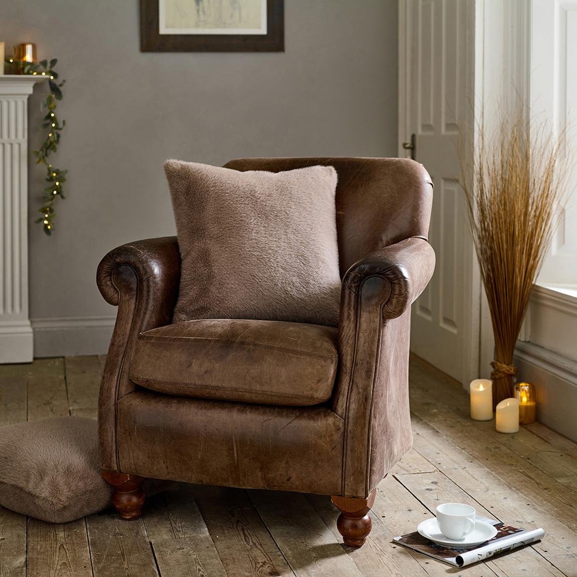 Set of 2 Ashford 50x50cm Cushions, Fawn main product photo