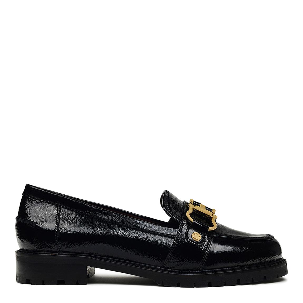Black Linden Row Chunky Stirrup Loafers main product photo