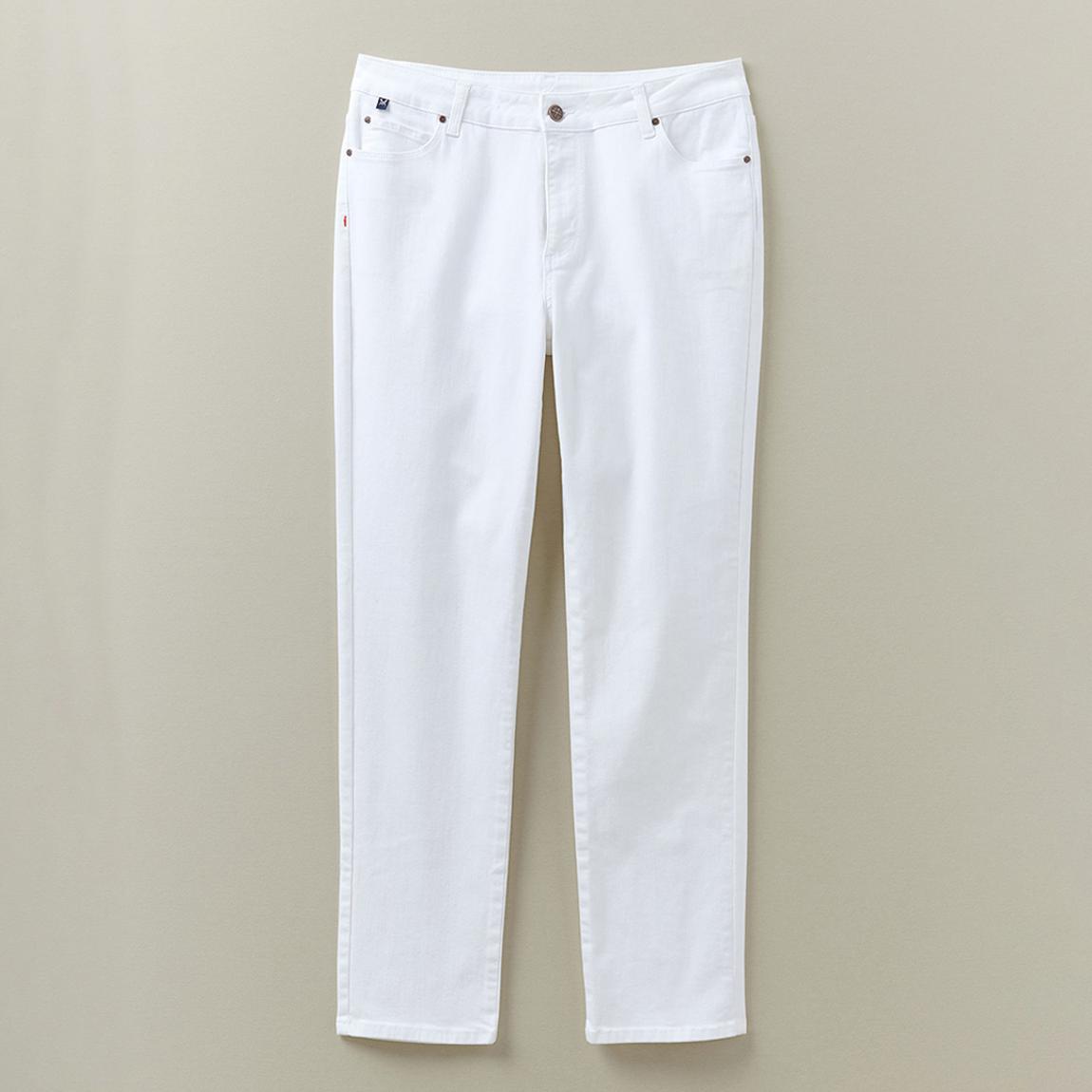White Straight Leg Jean main product photo