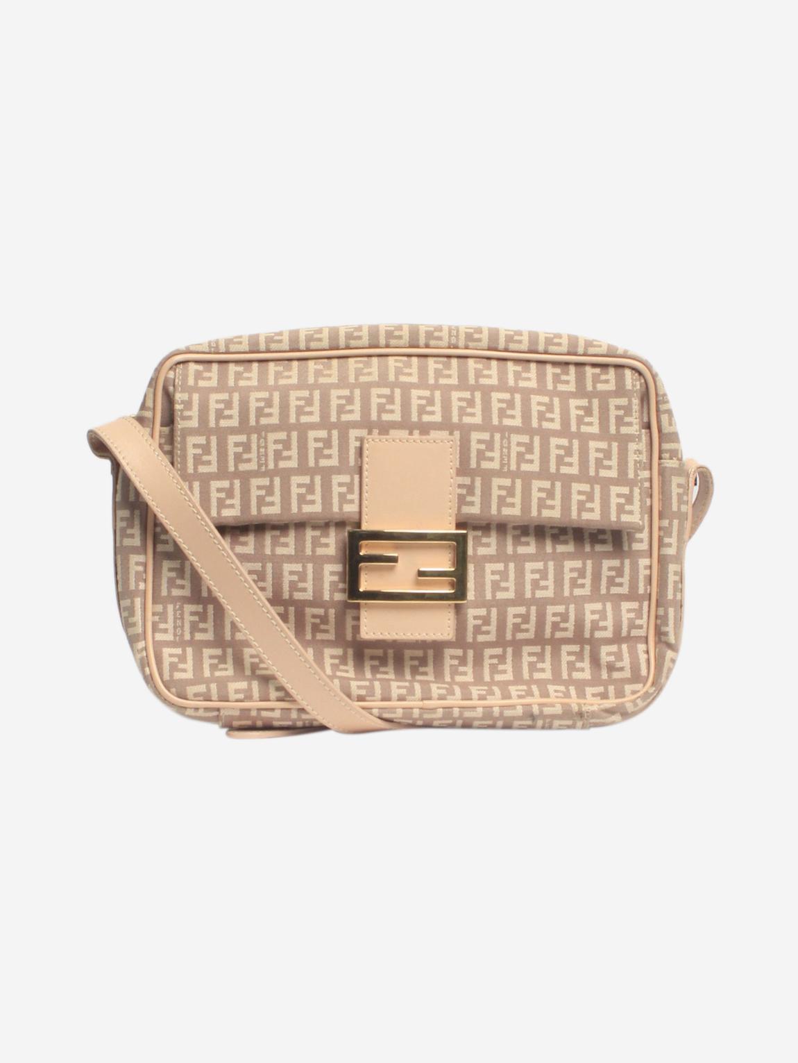 Pink Zucchino canvas shoulder bag main product photo