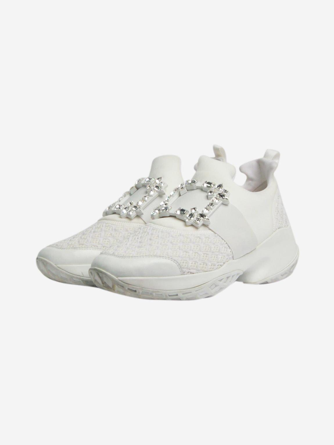 White Viv run sneakers main product photo