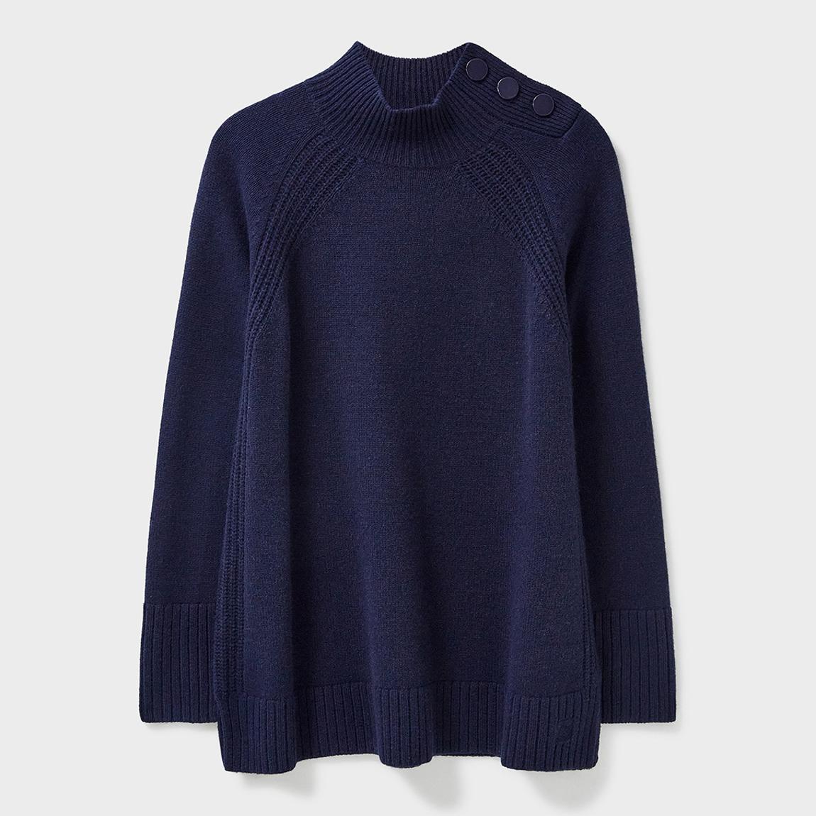 Navy Aria Longline Jumper main product photo