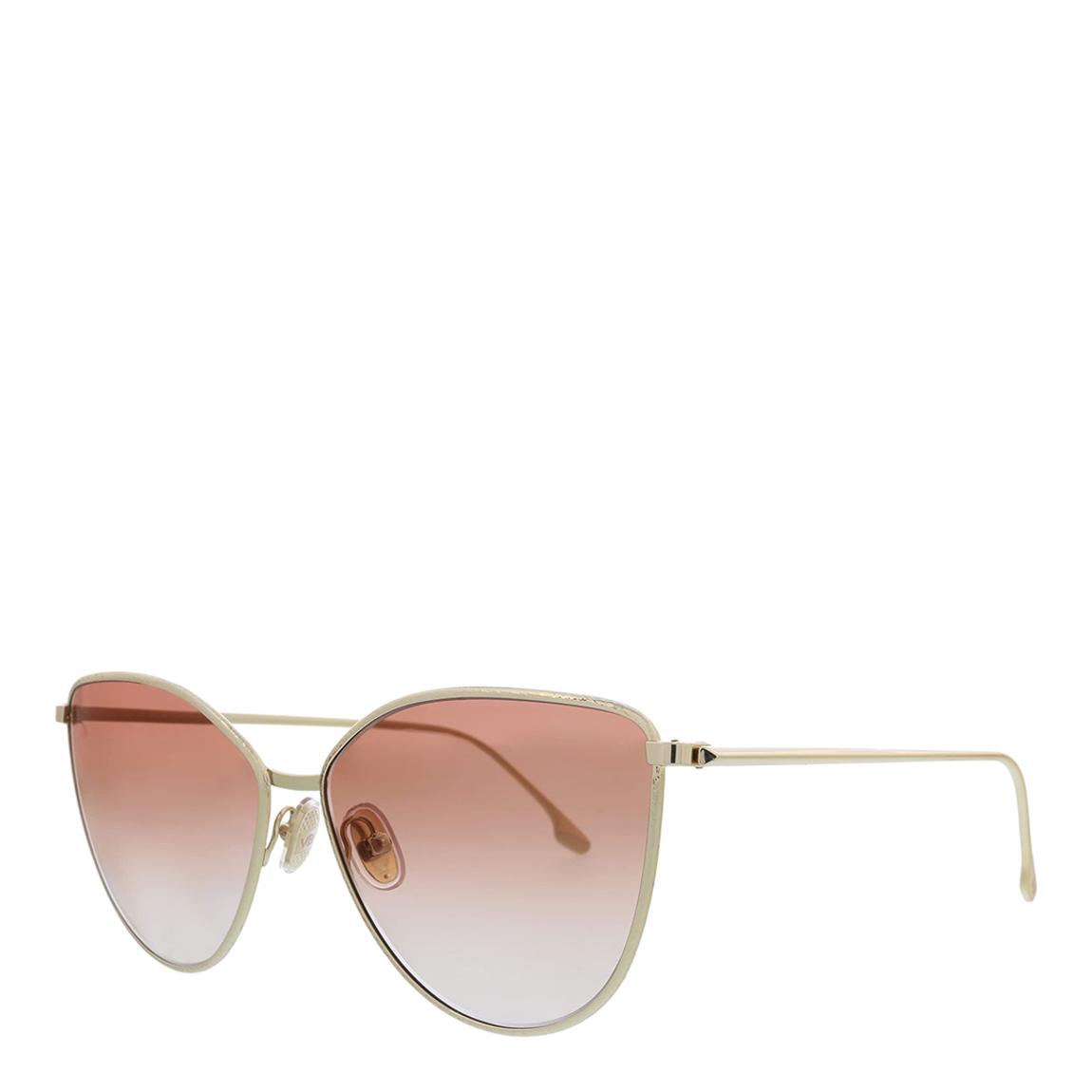 Women's Gold Cat Eye Victoria Beckham Sunglasses 59mm main product photo