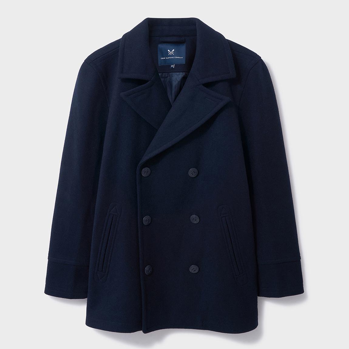 Navy Double Breasted Peacoat main product photo