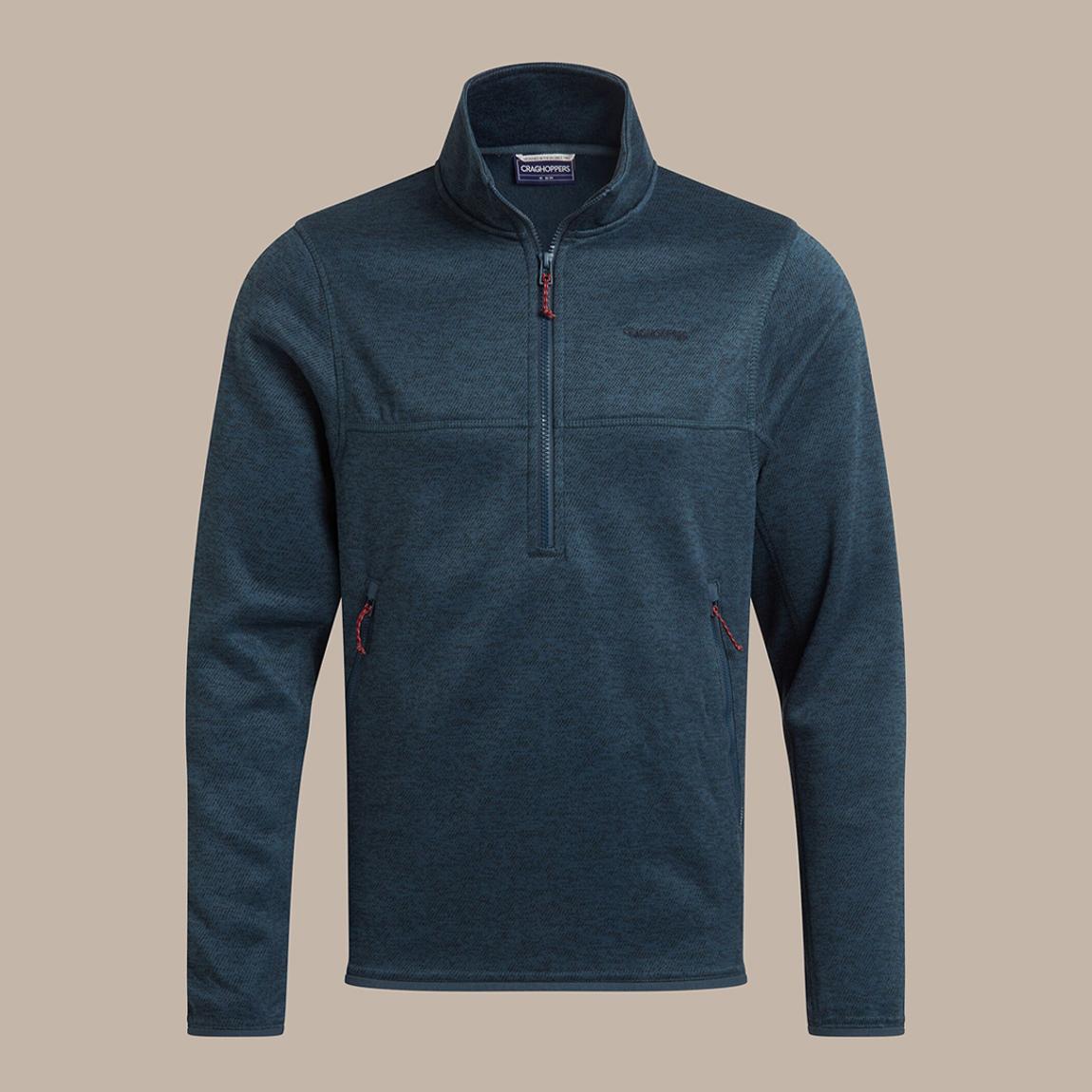 Dark Blue Mondrago Half Zip Fleece main product photo