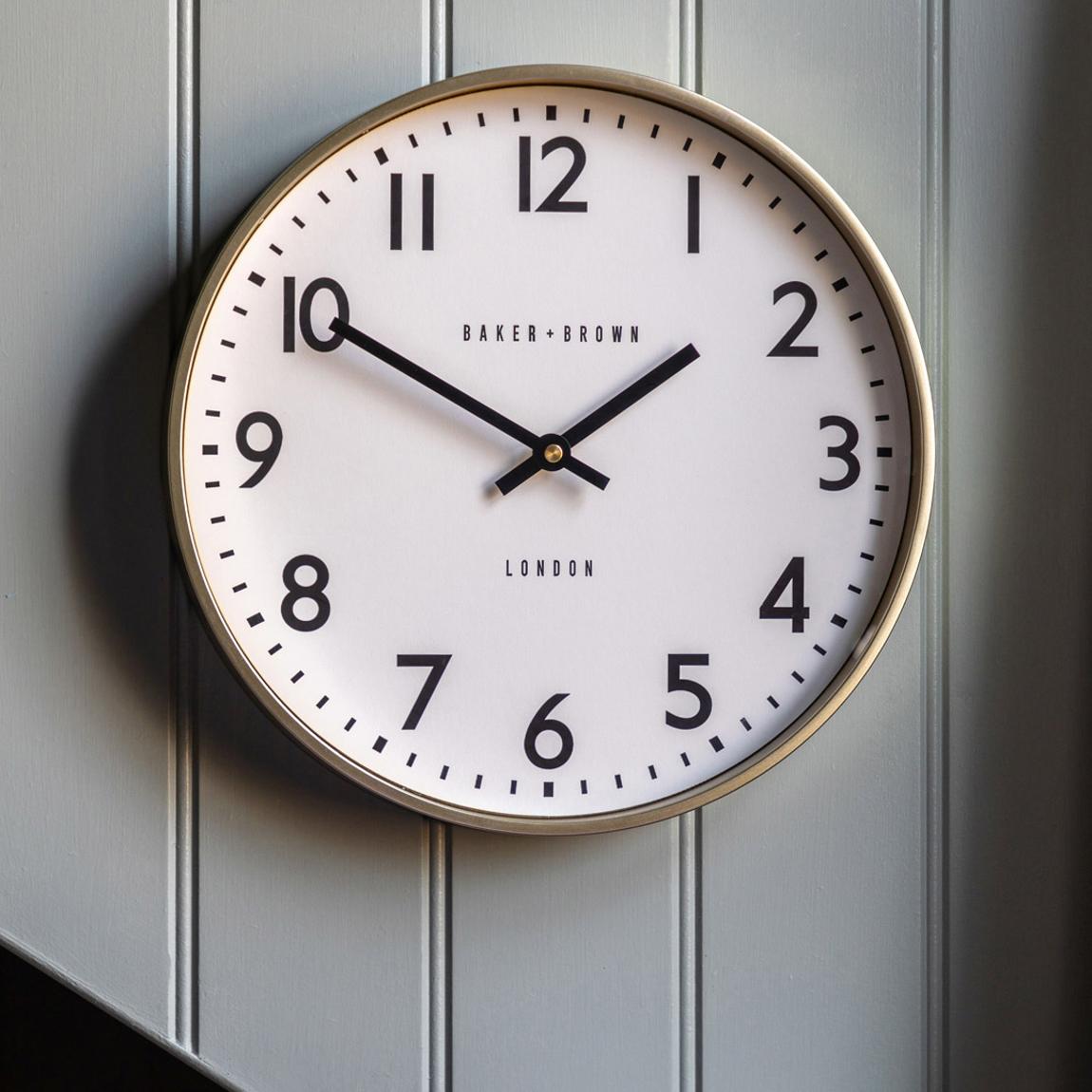 Norton Wall Clock Champagne 30cm main product photo