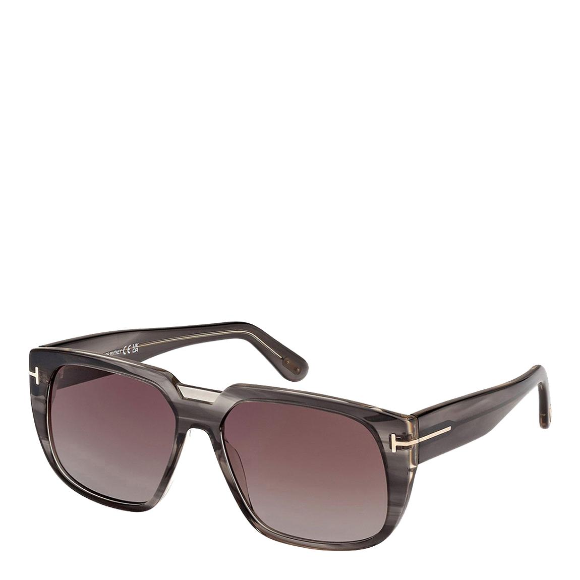 Men's Havana/Gradient Brown Oliver Tom Ford Sunglasses 56mm main product photo