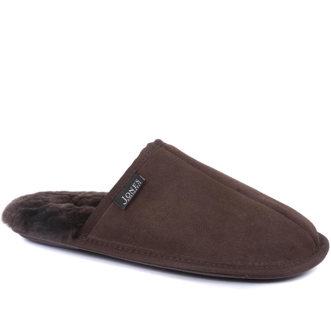 Men's Sheepskin Lined Slippers main product photo