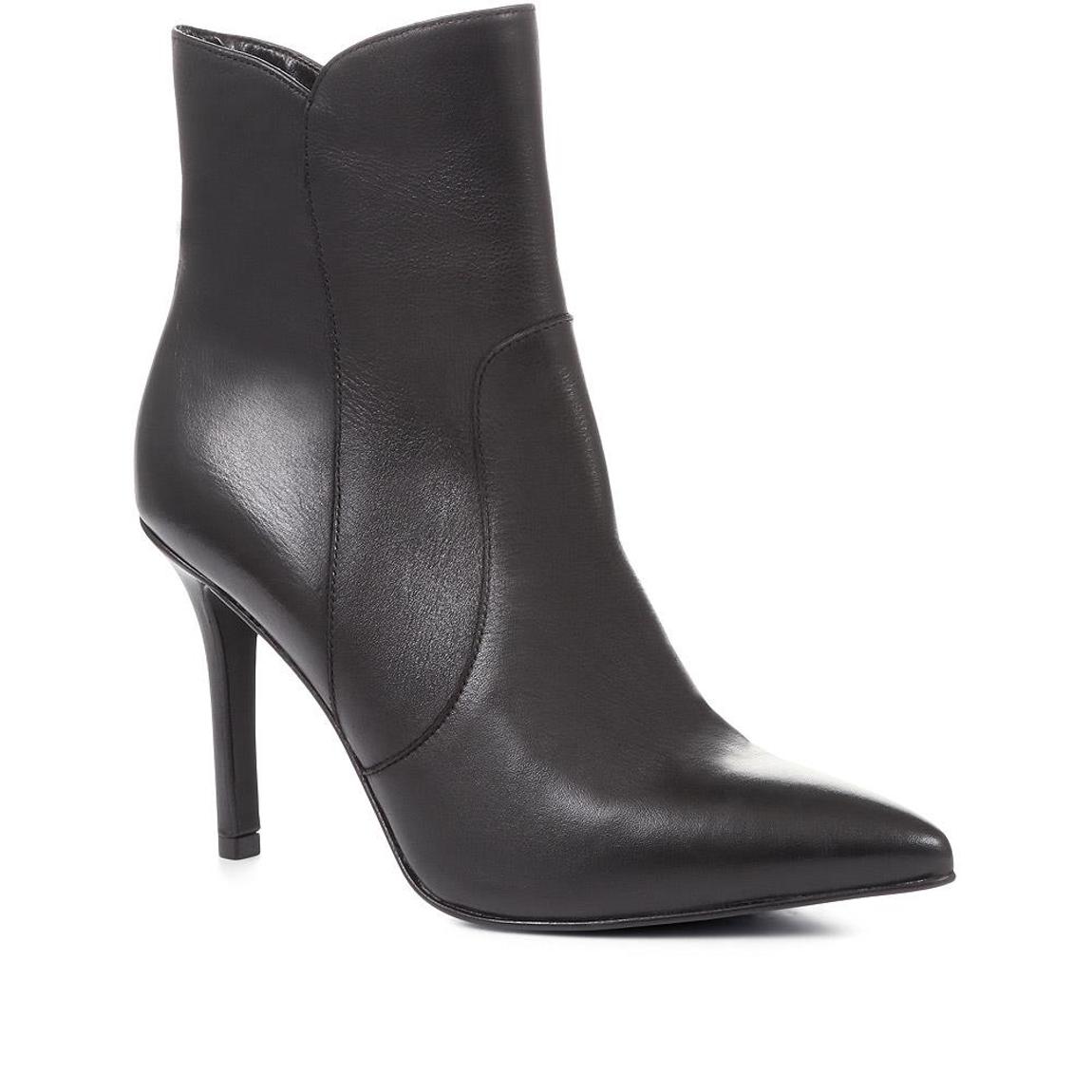 Cadence Heeled Leather Ankle Boots main product photo