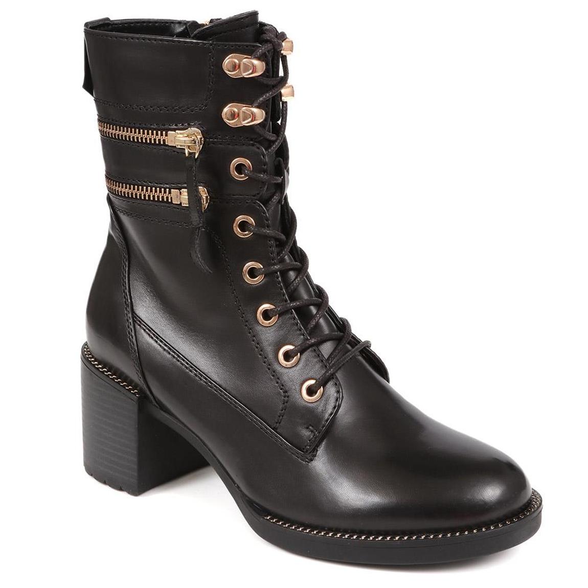 Skylar Leather Lace-Up Boots main product photo