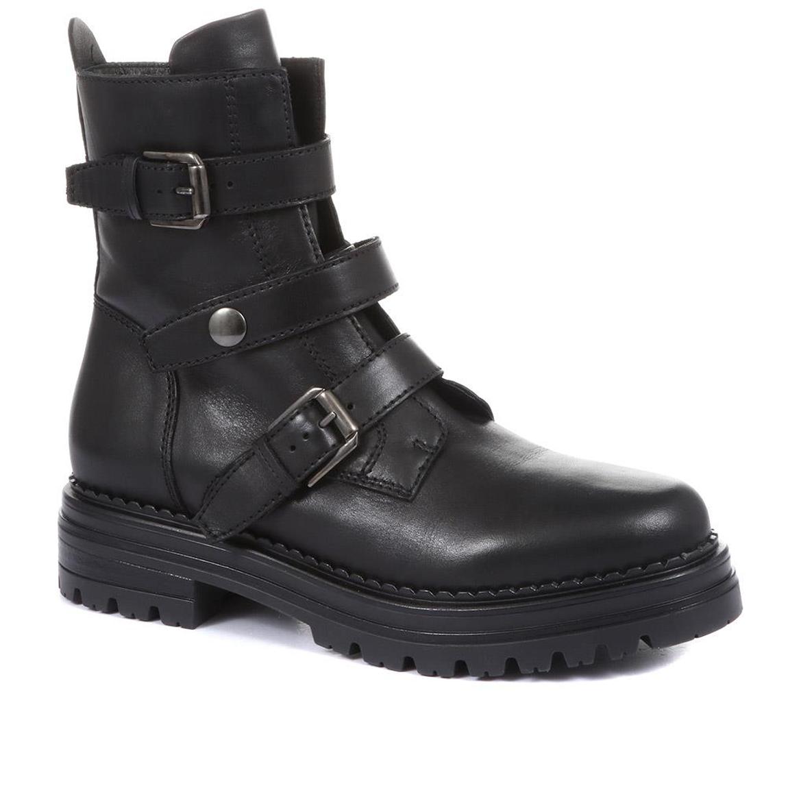 Casimira Buckle Biker Boots main product photo