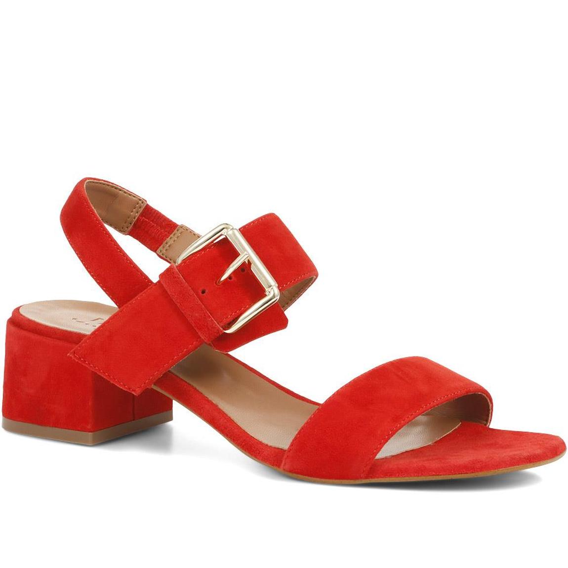 Charlee Leather Block Heel Sandals main product photo