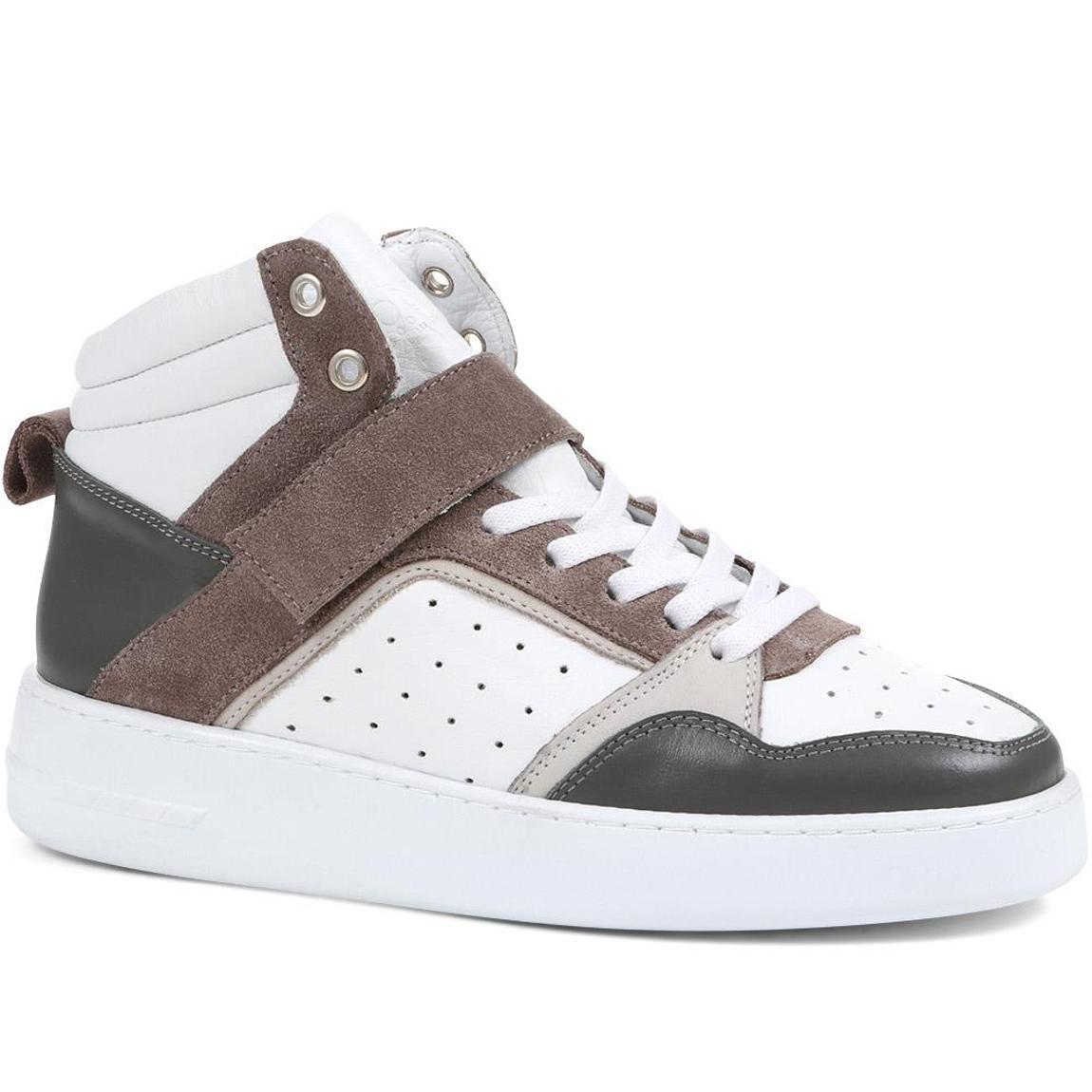 Andra Leather High Top Trainers main product photo