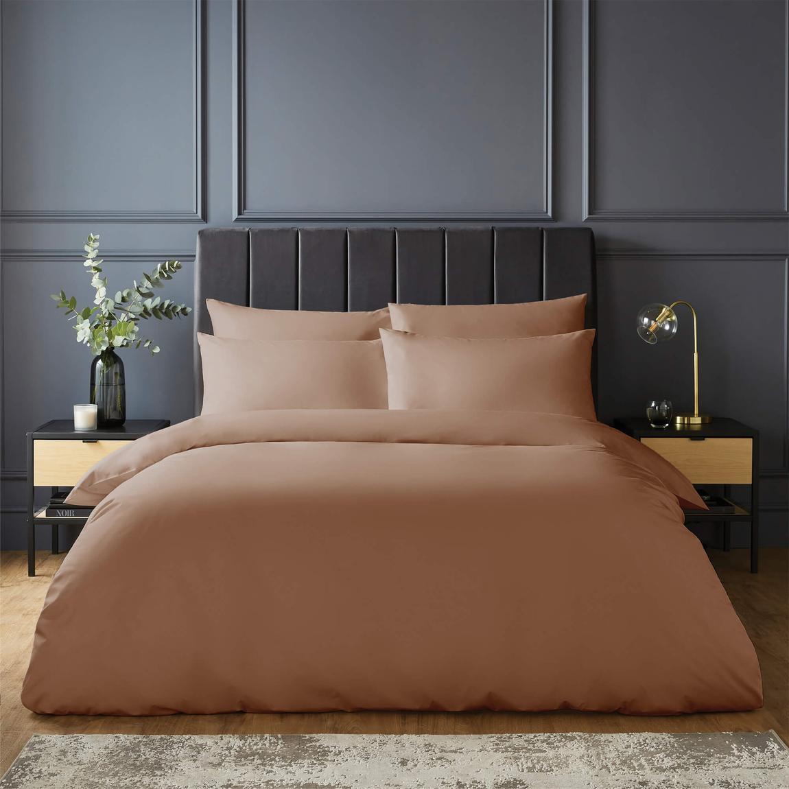 Silentnight Pure Cotton 200TC Duvet Cover Set - Dusky Pink - King main product photo