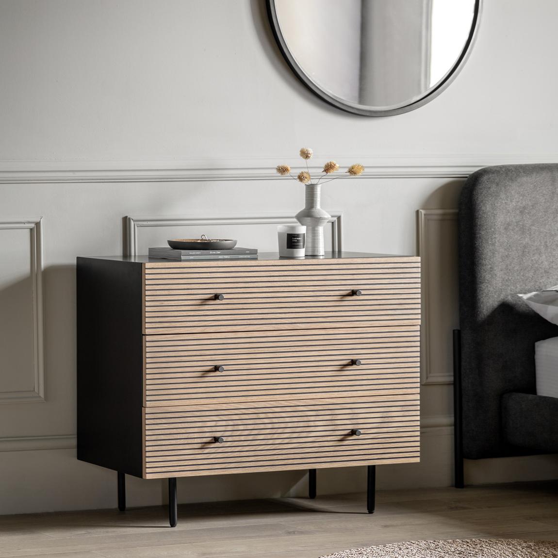 Haven 3 Drawer Chest 900x400x750mm main product photo