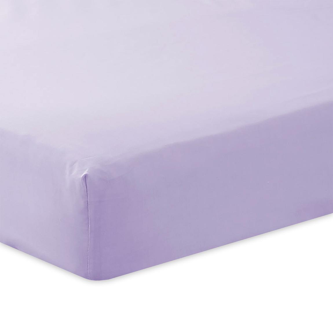 Charlotte Thomas Poetry Plain Double Fitted Sheet - Lilac main product photo