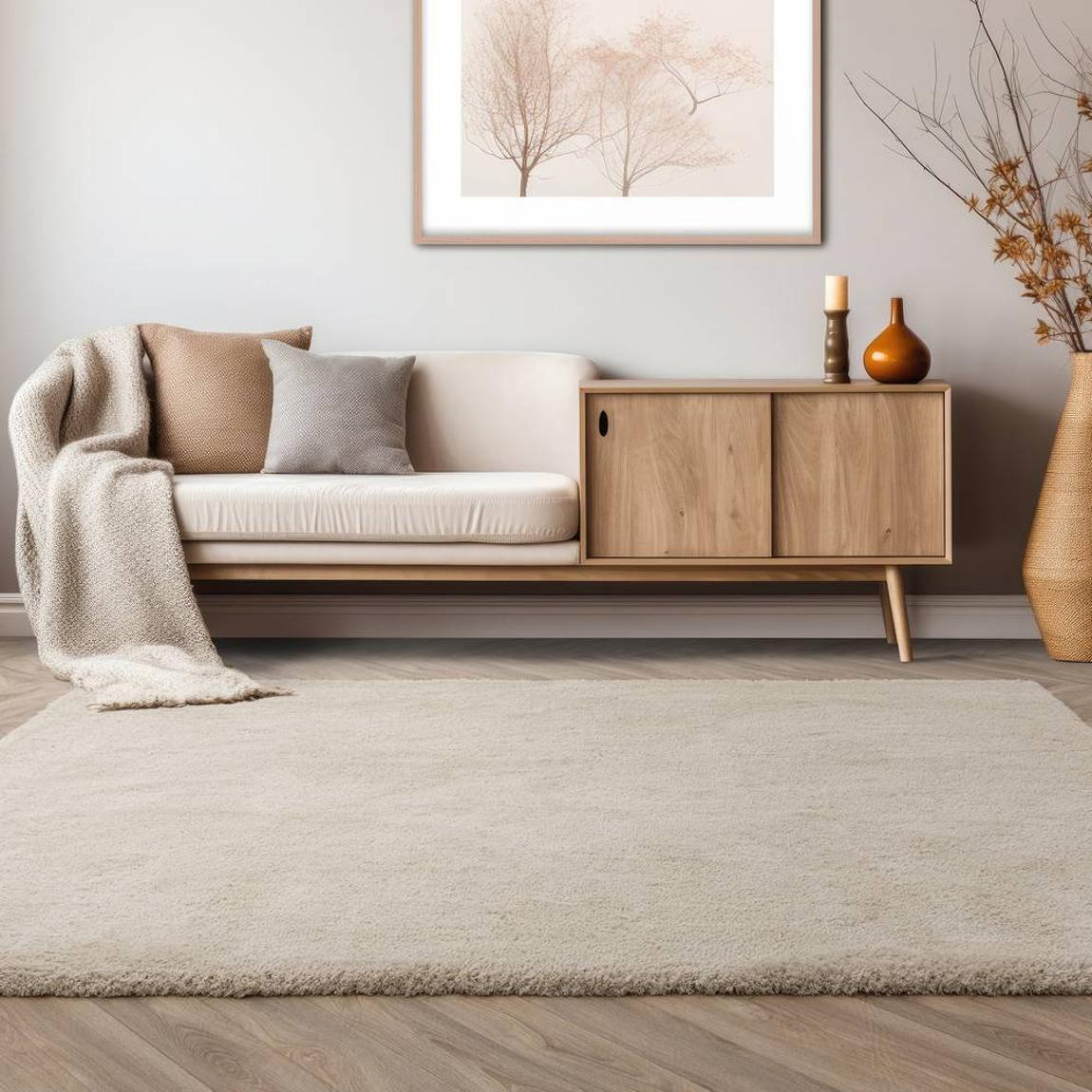 Lulu Soft Touch Rug 200x290cm Ivory main product photo