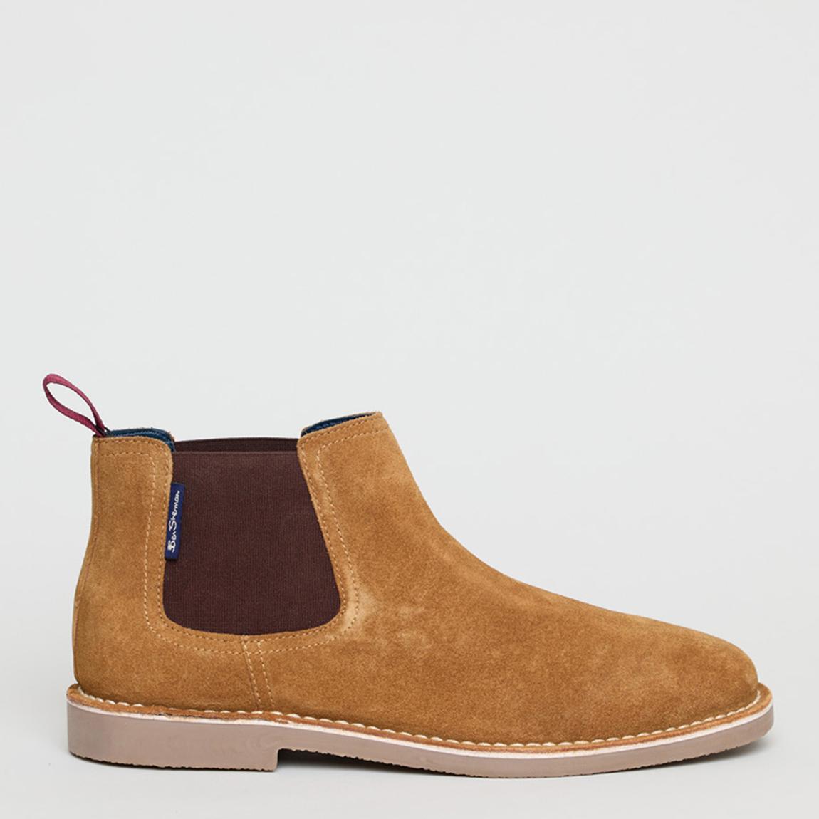Tan Suede Garcia Chelsea Boots main product photo