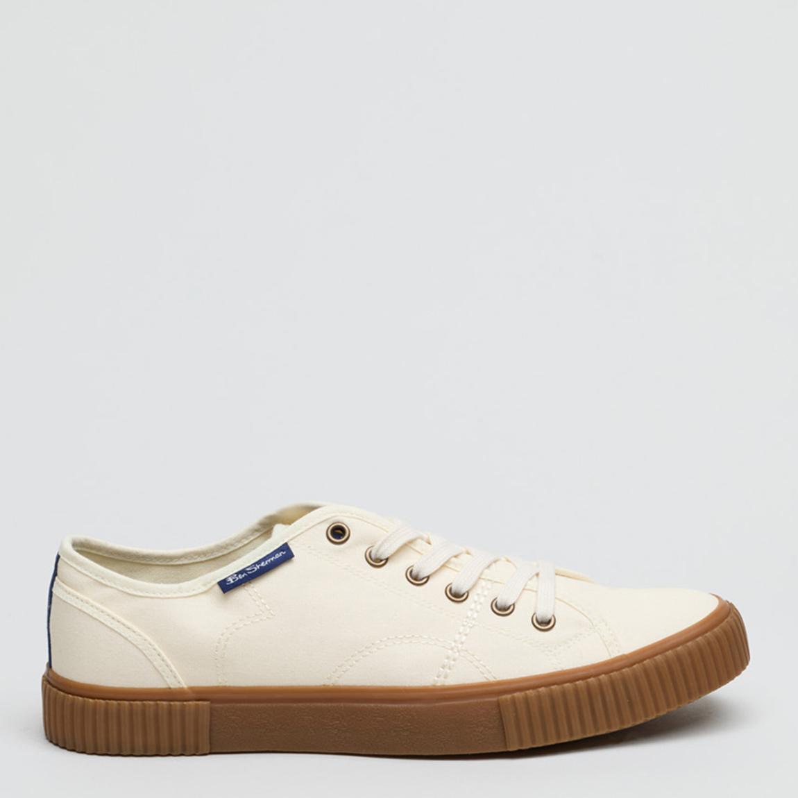 Ecru Canvas Canvey Trainers main product photo