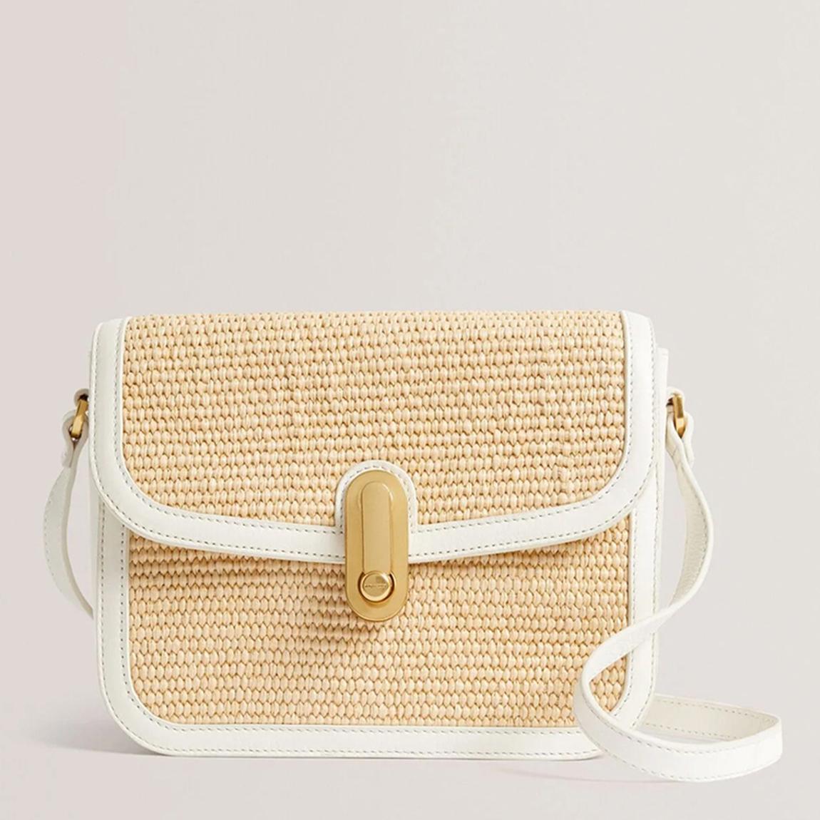 Ecru Kkassia Twist Lock Detail Hand bag main product photo