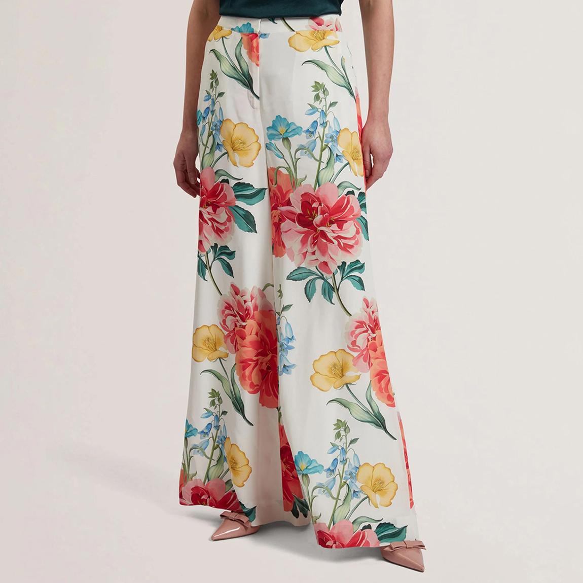 White Nymphat Printed Trouser main product photo