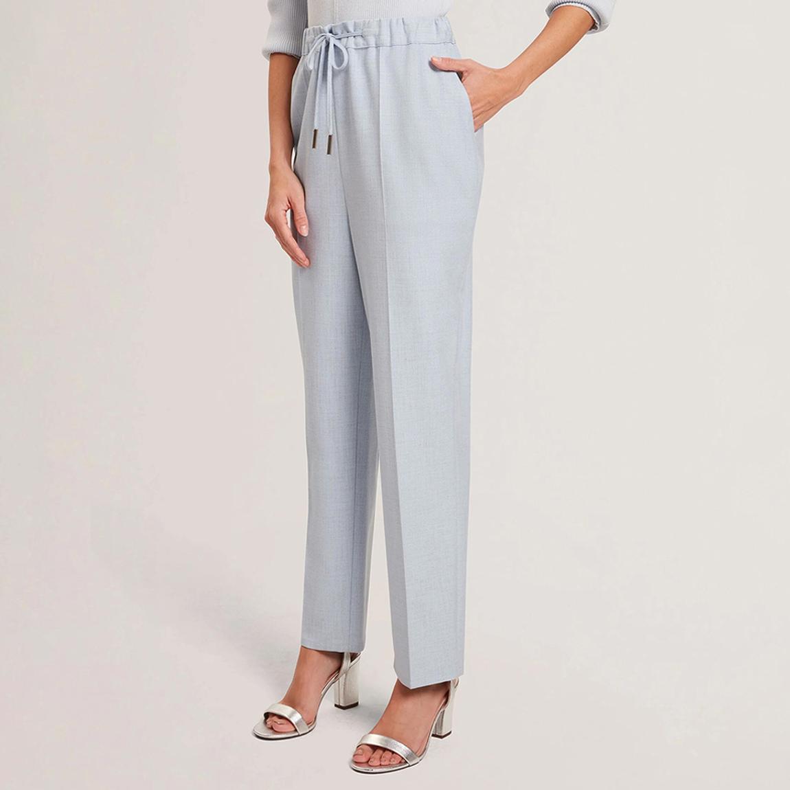 Blue Ballia Elasticated Waist Tailored Trouser main product photo