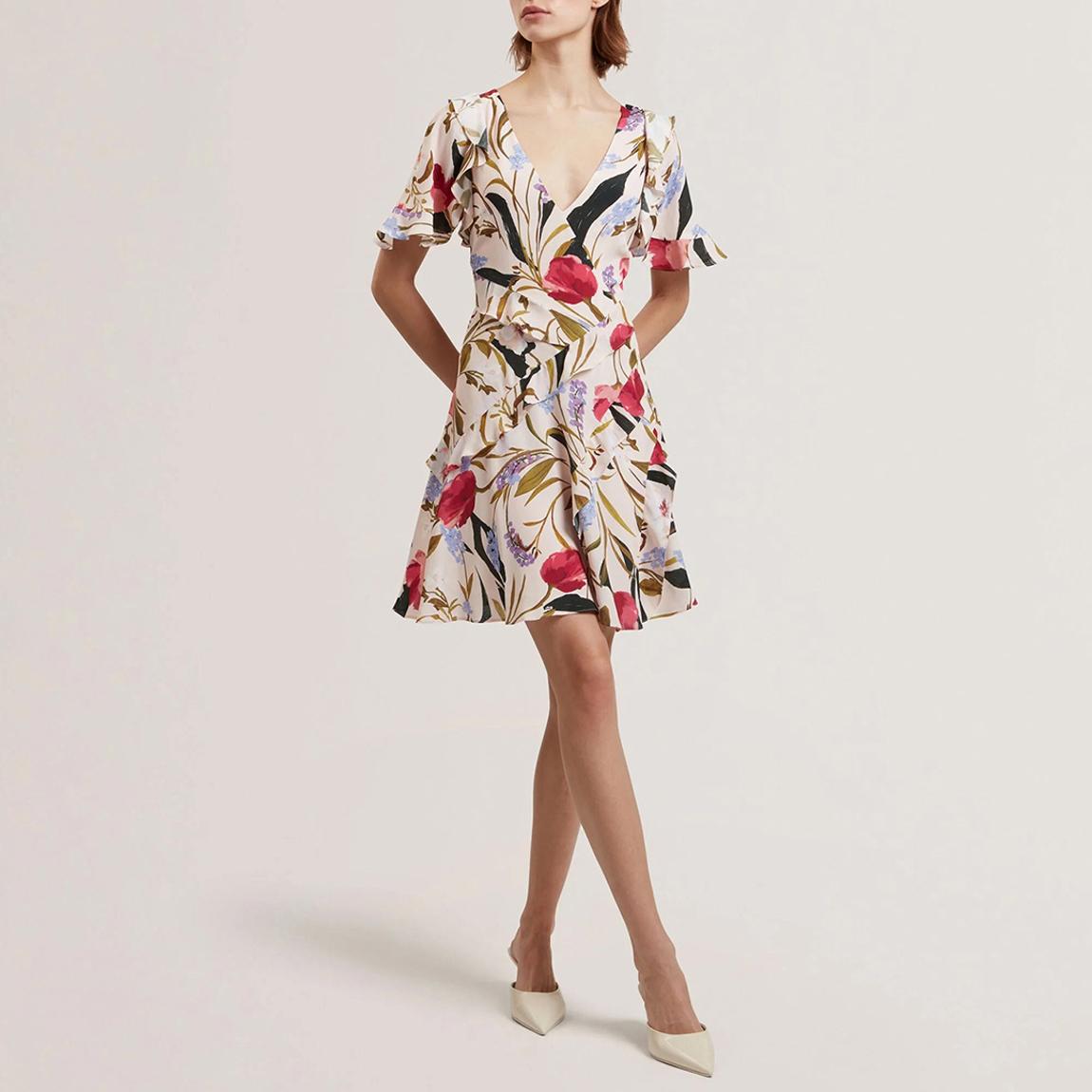 Multi Issiia Frill Detail Mini Dress main product photo