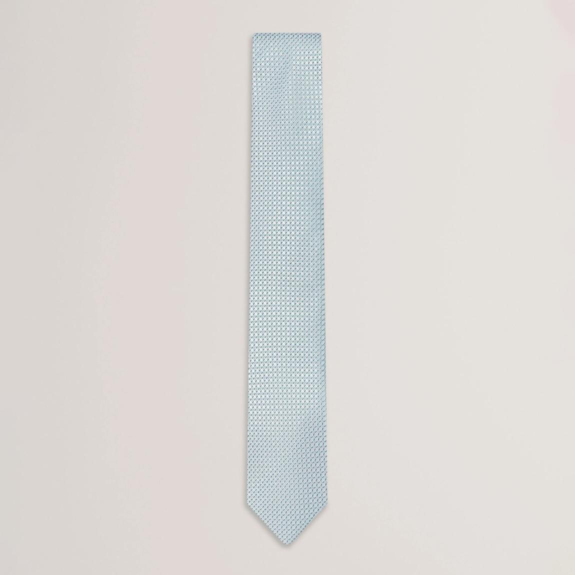 Blue Canedon-Plain Textured Silk Tie main product photo