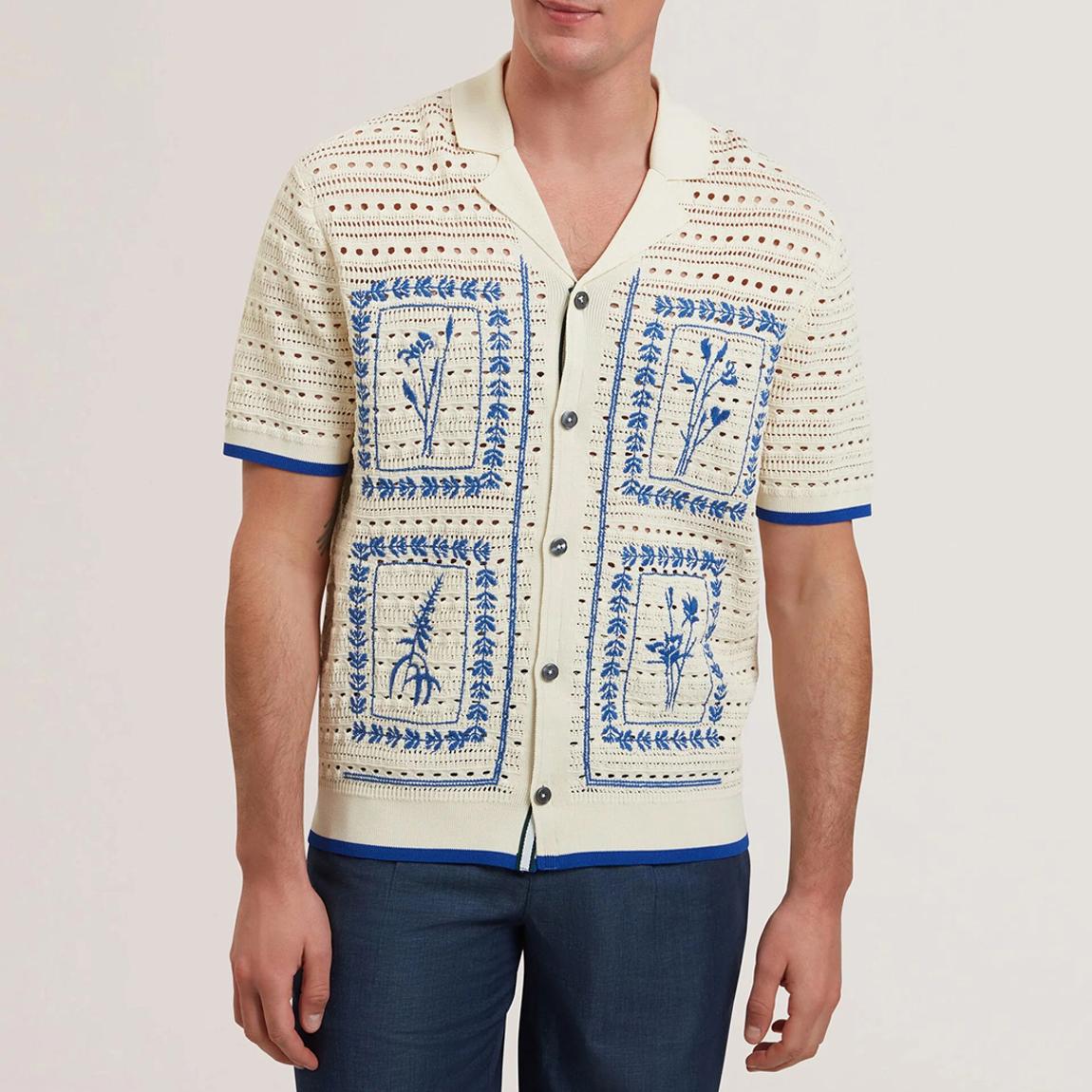 Barri Crochet Embroidery Shirt main product photo