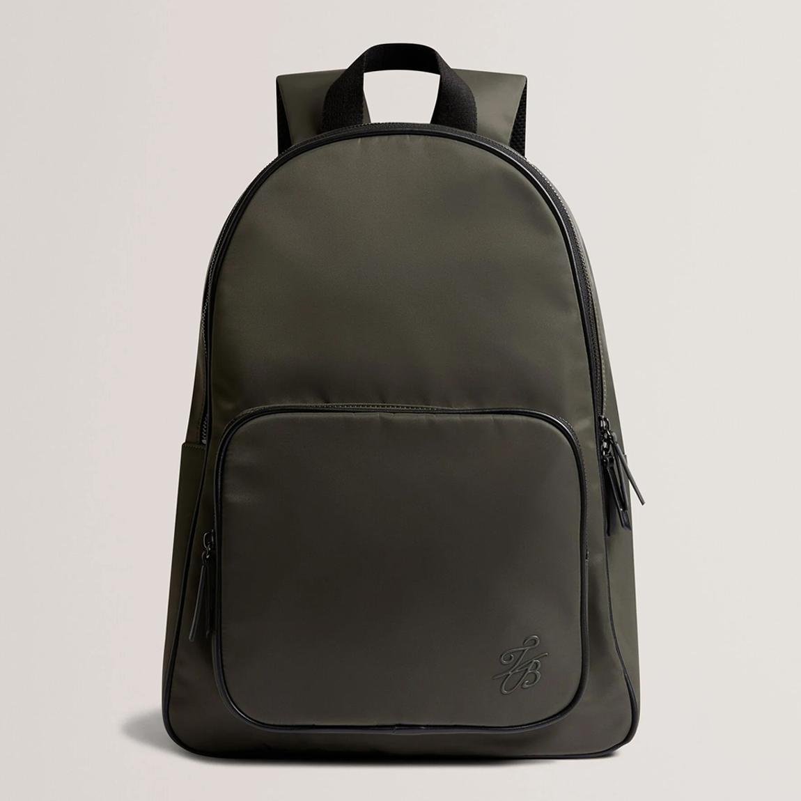 Khaki Niile-Nylon Tb Script Backpack main product photo