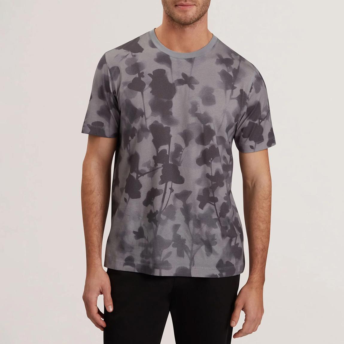 Grey Denniss Regular Floral Print T-shirt main product photo