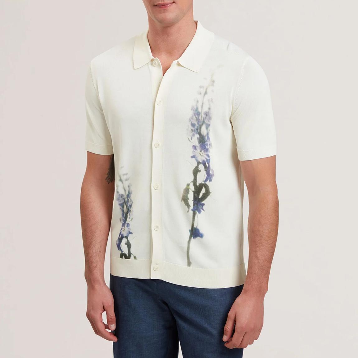 Cream Ruits Regular Floral Shirt main product photo