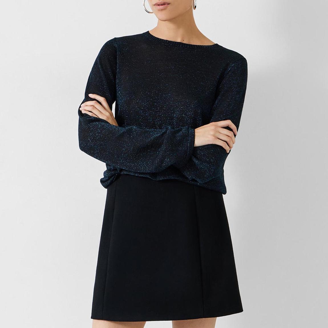 Multi Metallic Lorine Crew Jumper main product photo