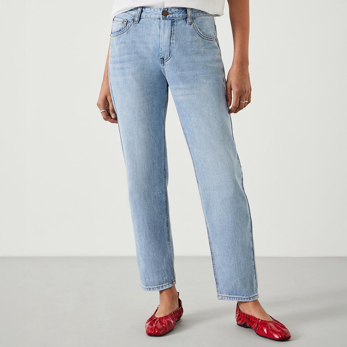 Pale Blue Authentic Boyfriend Jeans main product photo