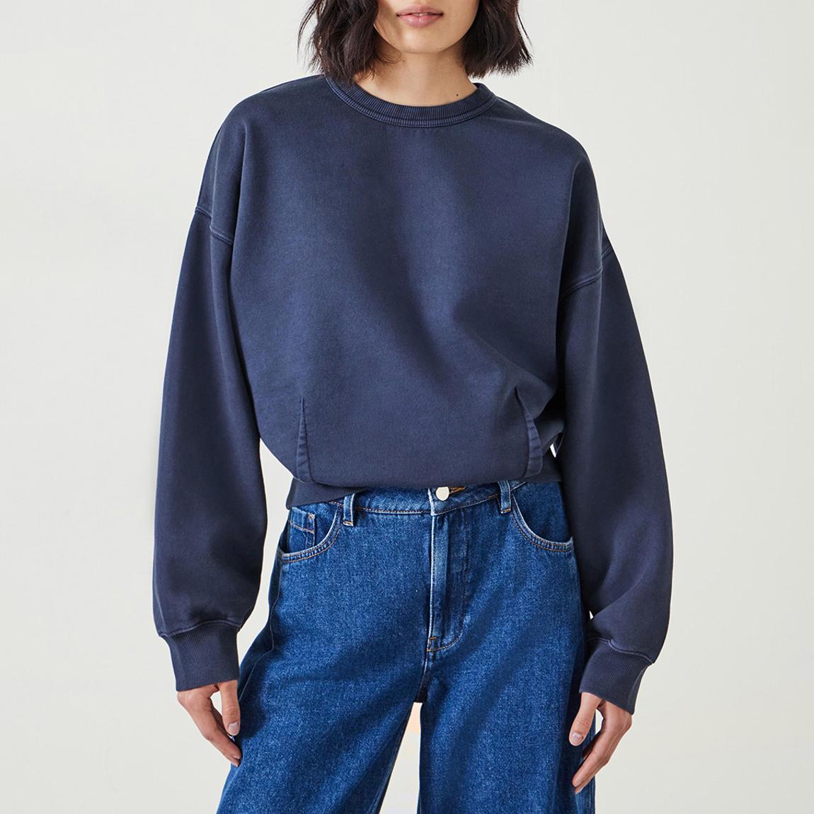 Navy Blair Dart Detail Sweatshirt main product photo