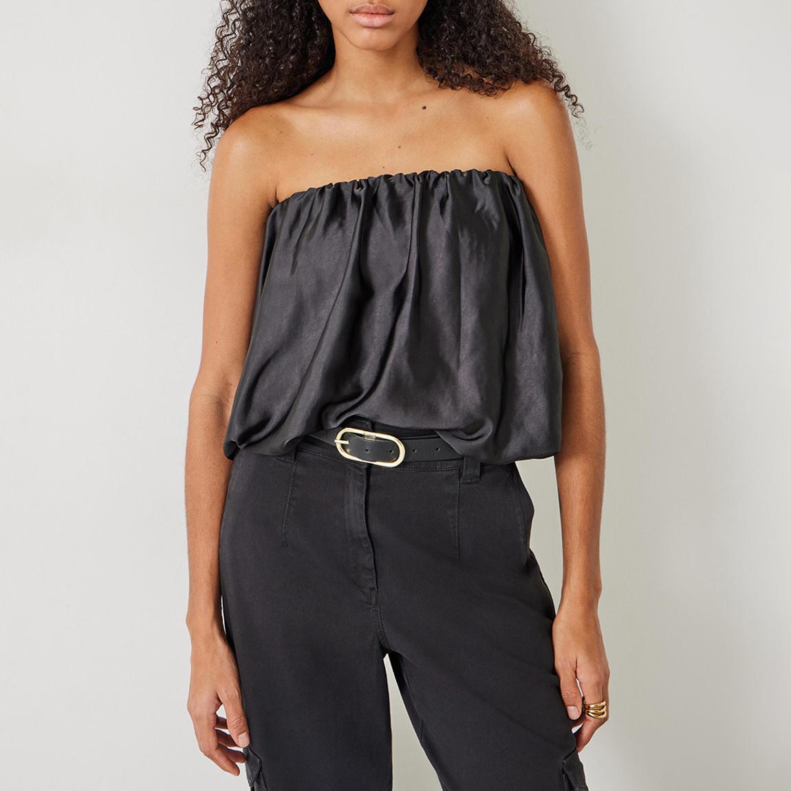 Black Lexia Strapless Top main product photo