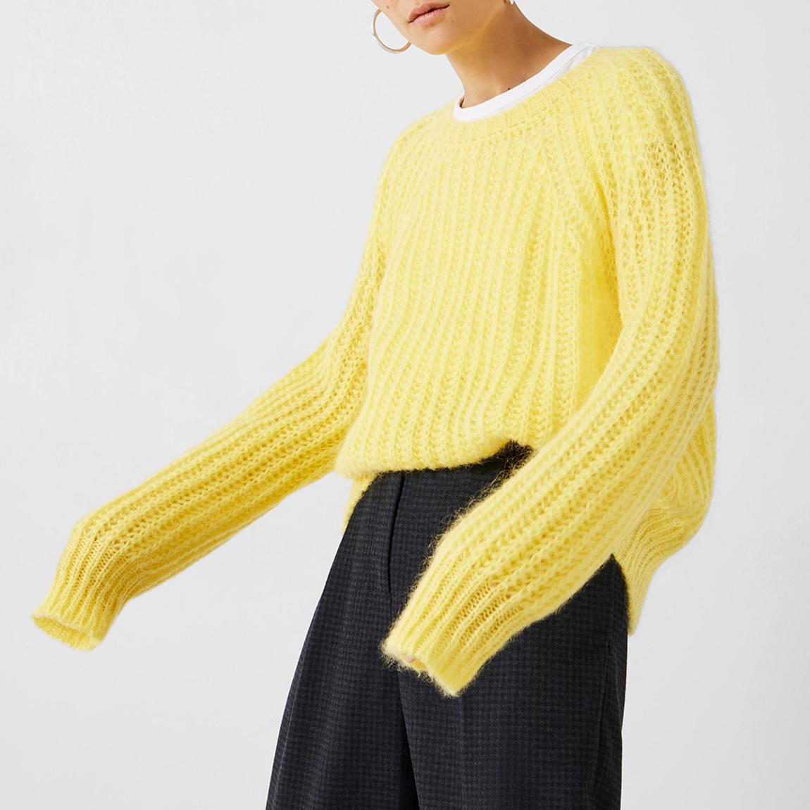 Lemon Tabby Fluffy Crew Jumper main product photo