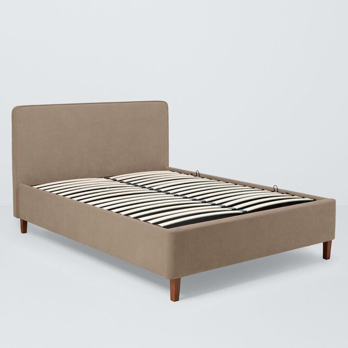 Victor Ottoman Brushed Weave Beige - King main product photo