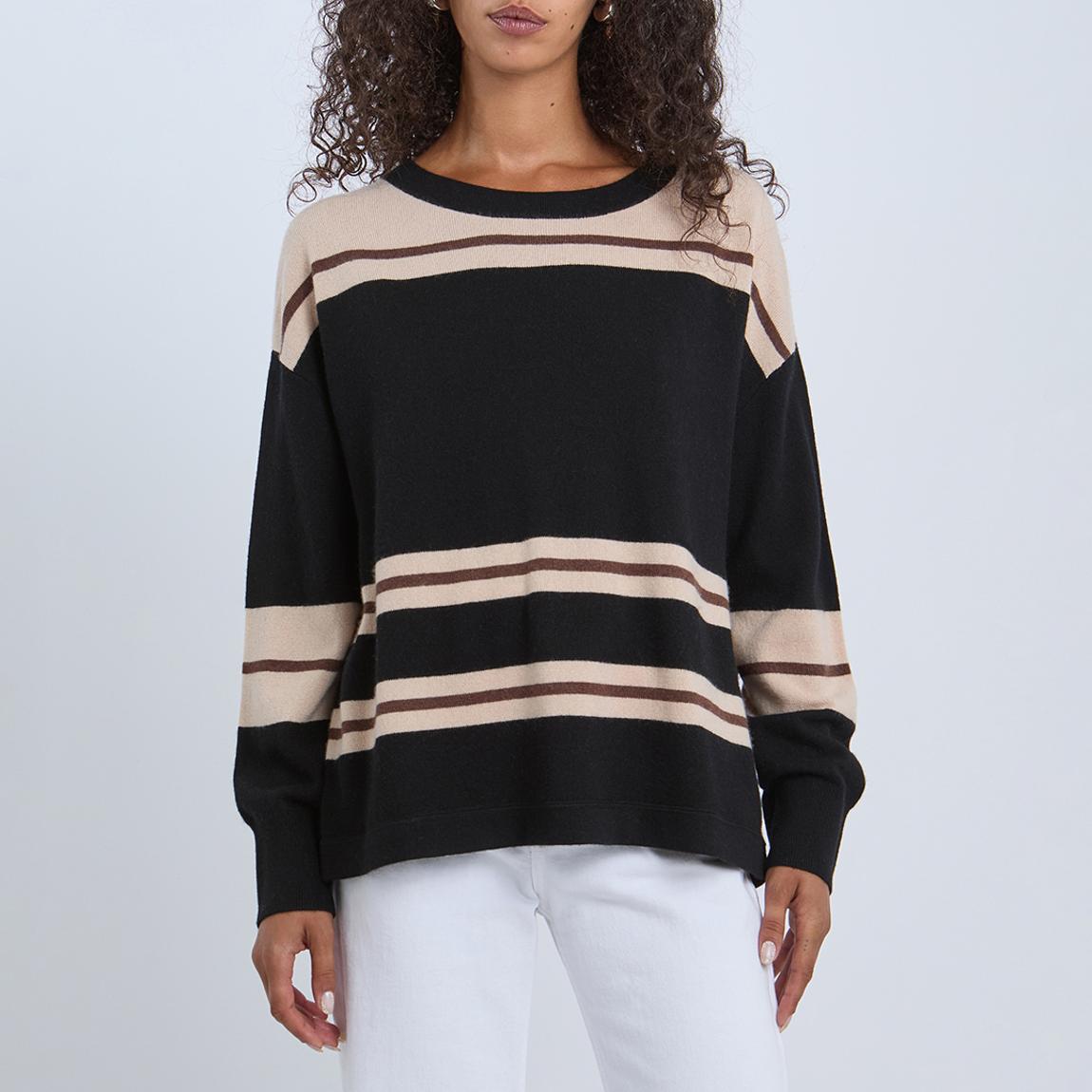 Multi Allegra Striped Wool Blend Jumper main product photo