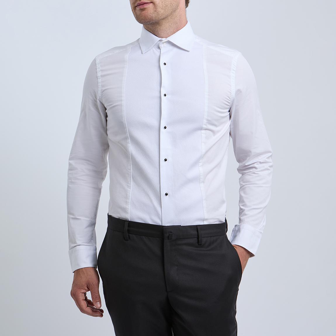White Cerimonia Formal Cotton Shirt main product photo