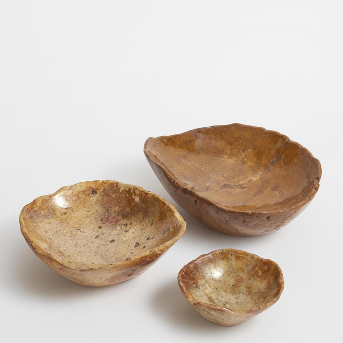 Small Jasper Stone Bowl, Ochre main product photo