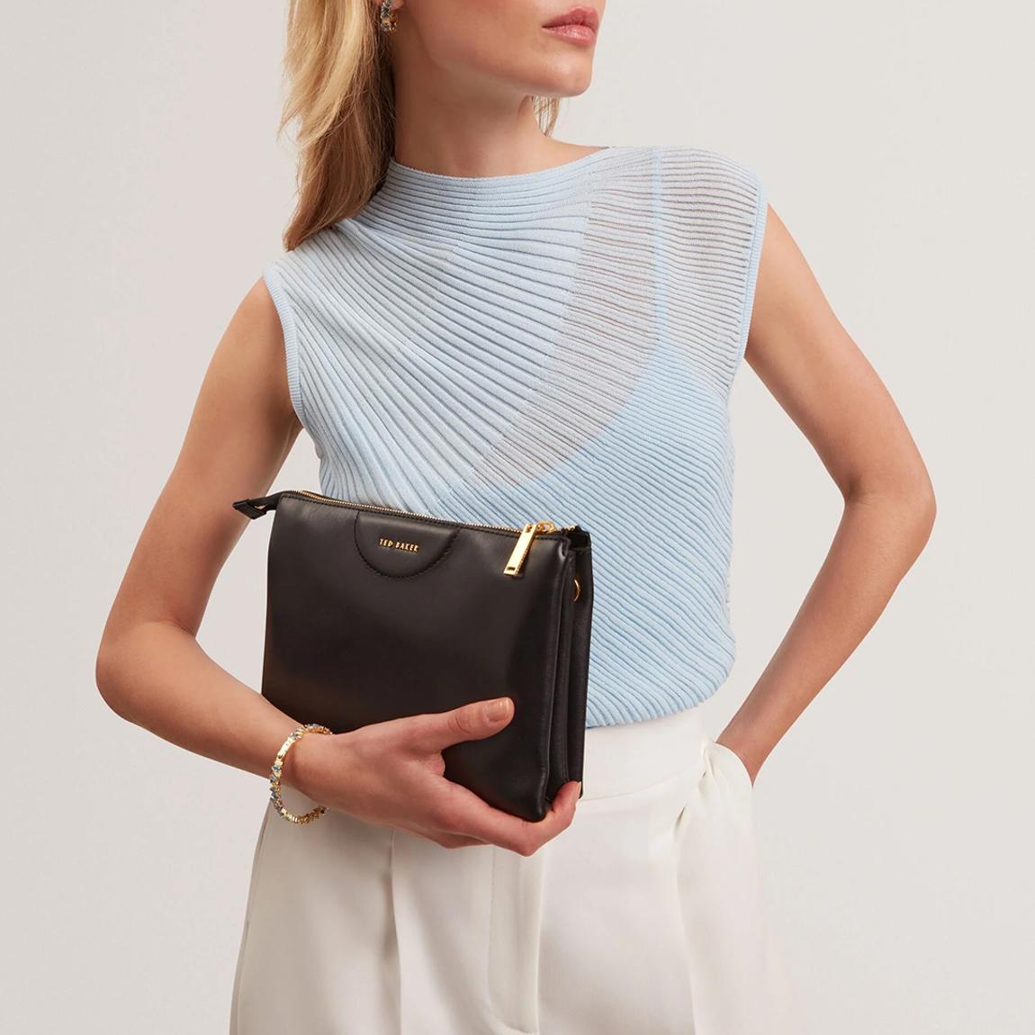 Ted Baker Esille Leather Cross-body Bag in Blue