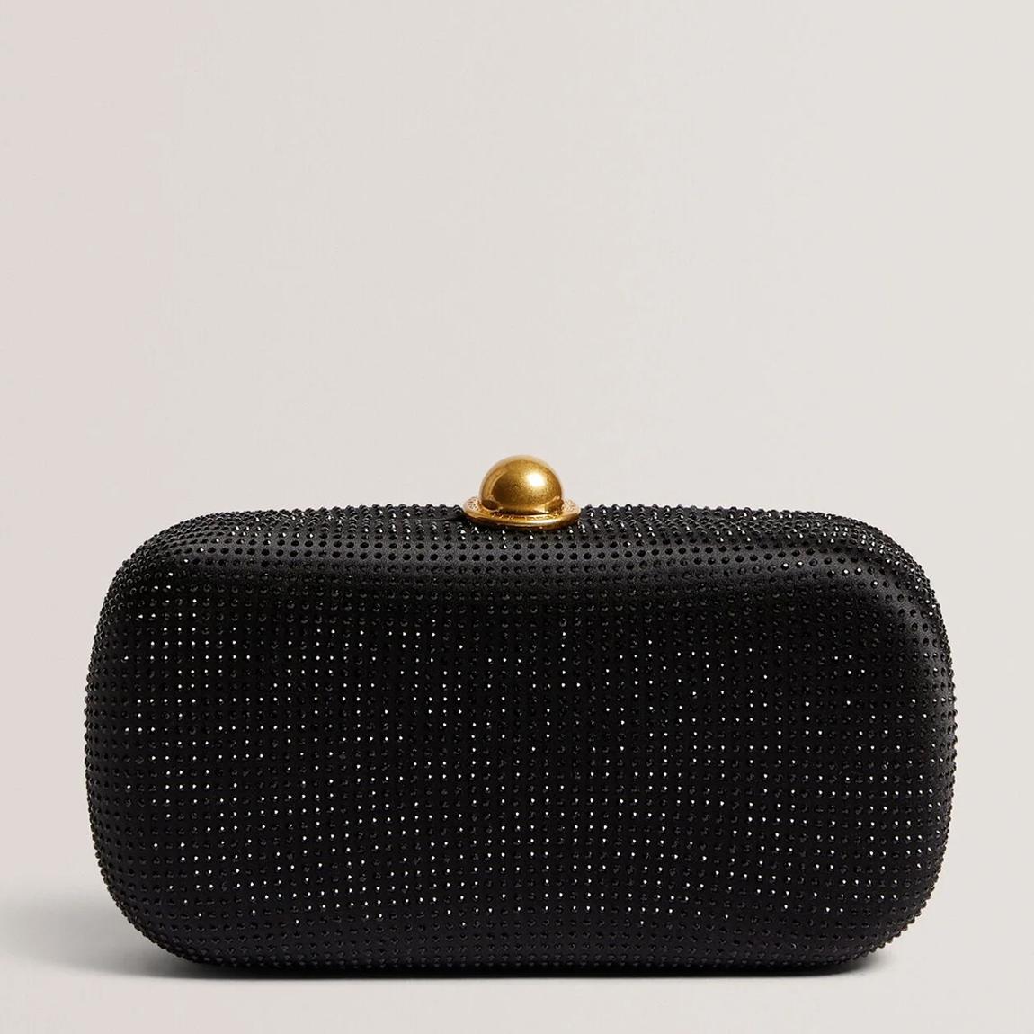 Black Cryzela Crystal Embellished Bag main product photo