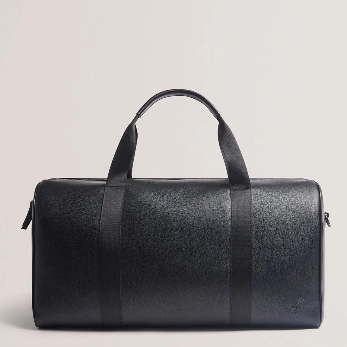 Black Taison Leather Holdall Bag main product photo