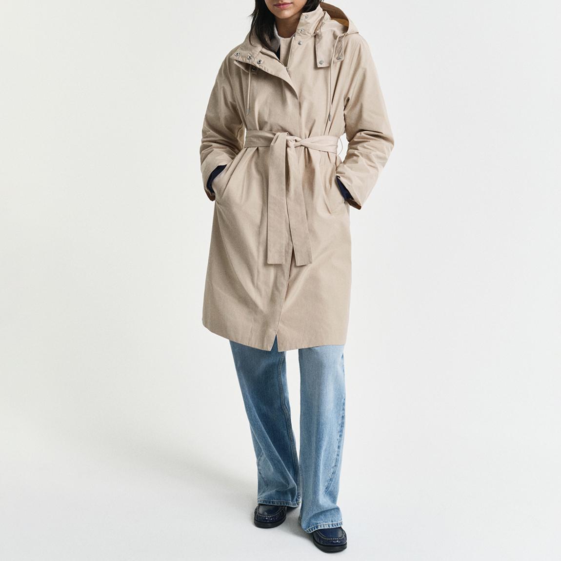 Sand Tie Waist Wind Coat main product photo