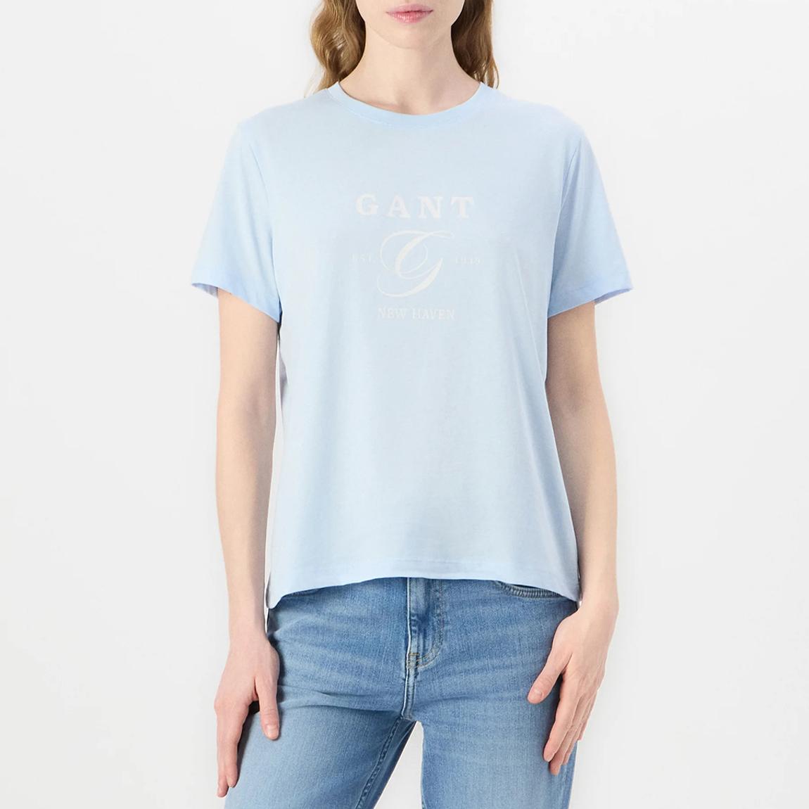 Light Blue Regular Graphic T-Shirt main product photo